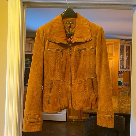 EMC Suede Leather Fully Lined Jacket - Picture 2 of 14